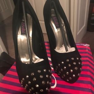 Brand New Black Studded Heels